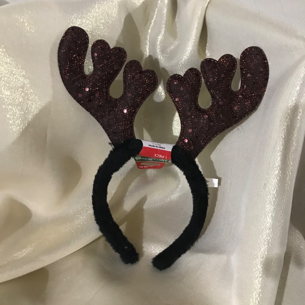 Brown Reindeer Ears Headband